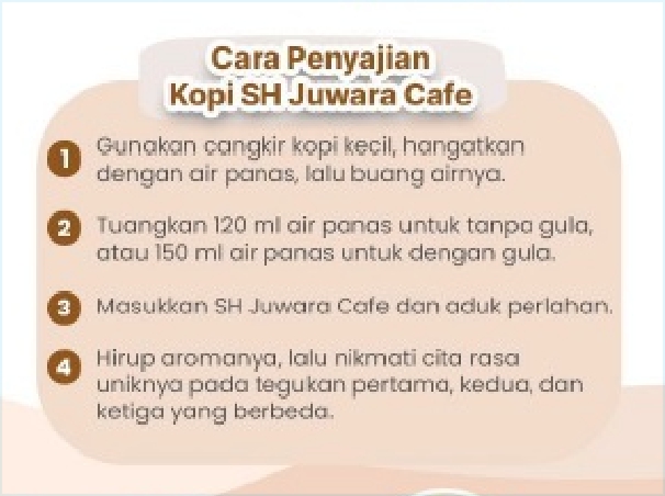 Cara Penyajian Kopi Juwara